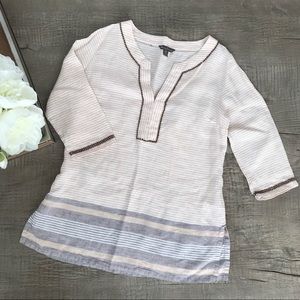 Tommy Bahama Marina Linen Tunic Briarwood